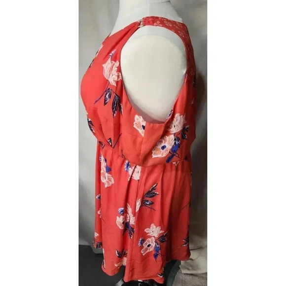 MAURICE’S V-NECK DRESS MULTI-COLOR ELASTIC WASTE SIZE 2 - Picture 2 of 6